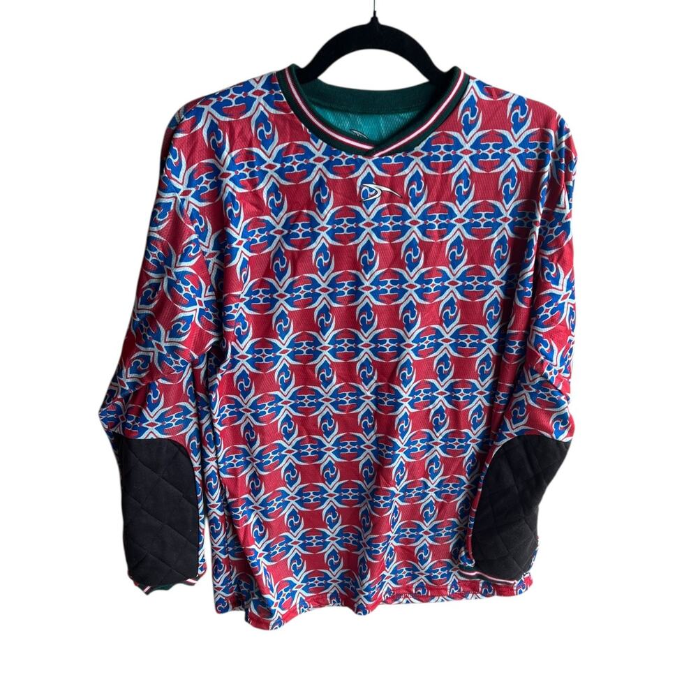 Score Men's ADULT MEDIUM Vintage Activewear Shirt Long Sleeve 100% Polyester